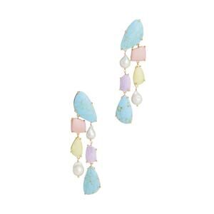 Lele Sadoughi Pebble Chandelier Clip-On Earrings